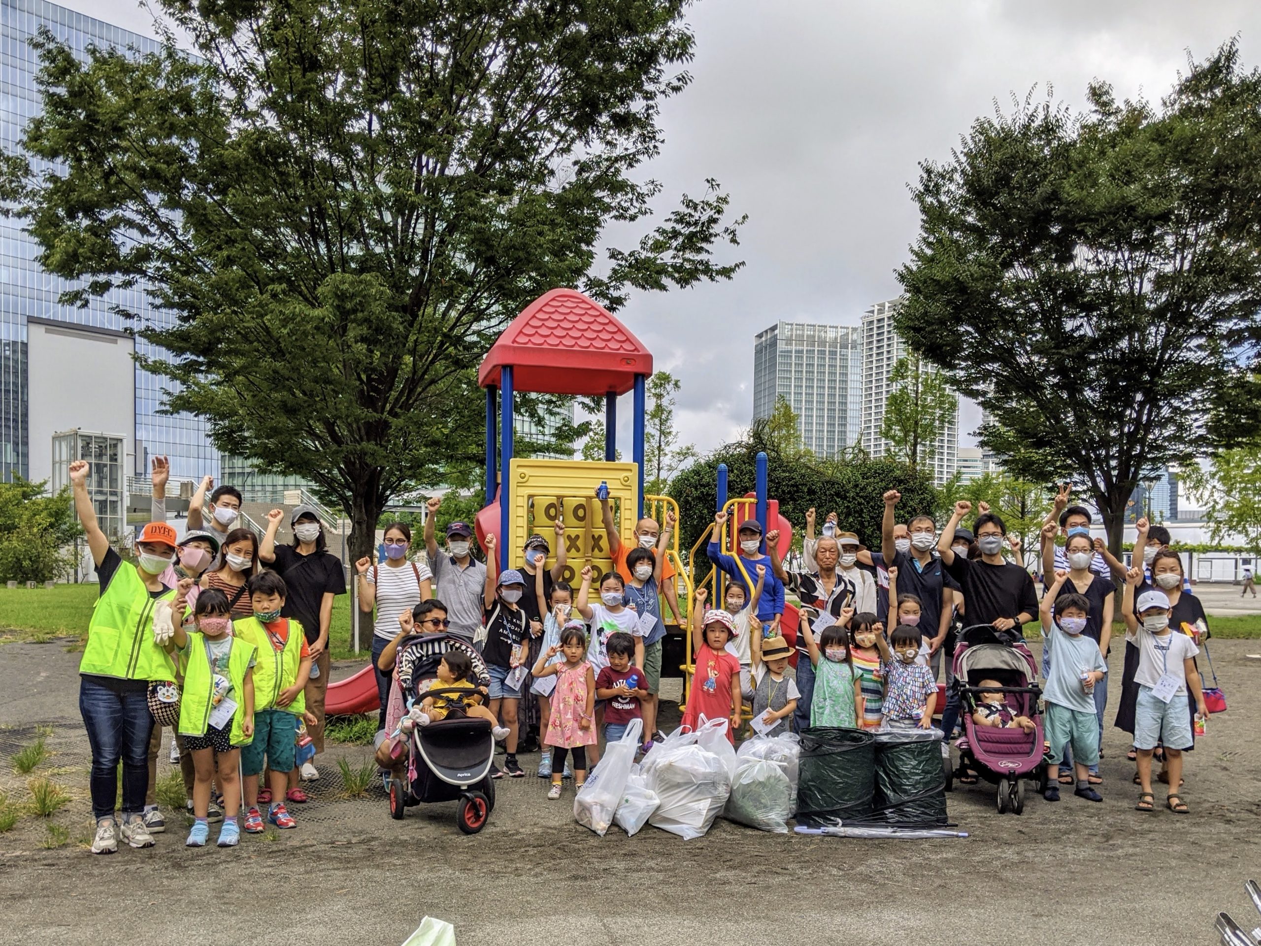 【報告】ラジオ体操＆公園清掃