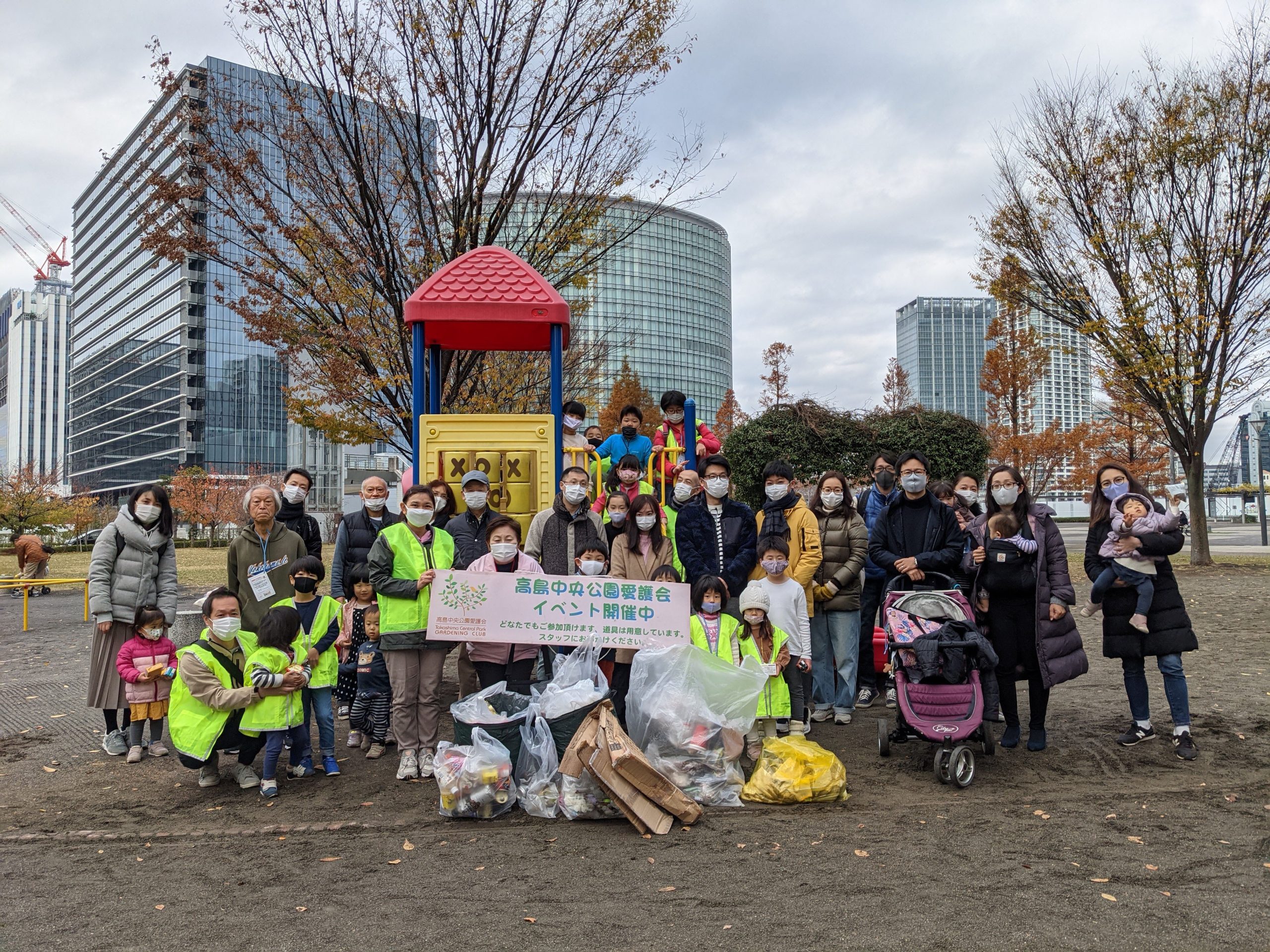 【報告】ラジオ体操・公園清掃
