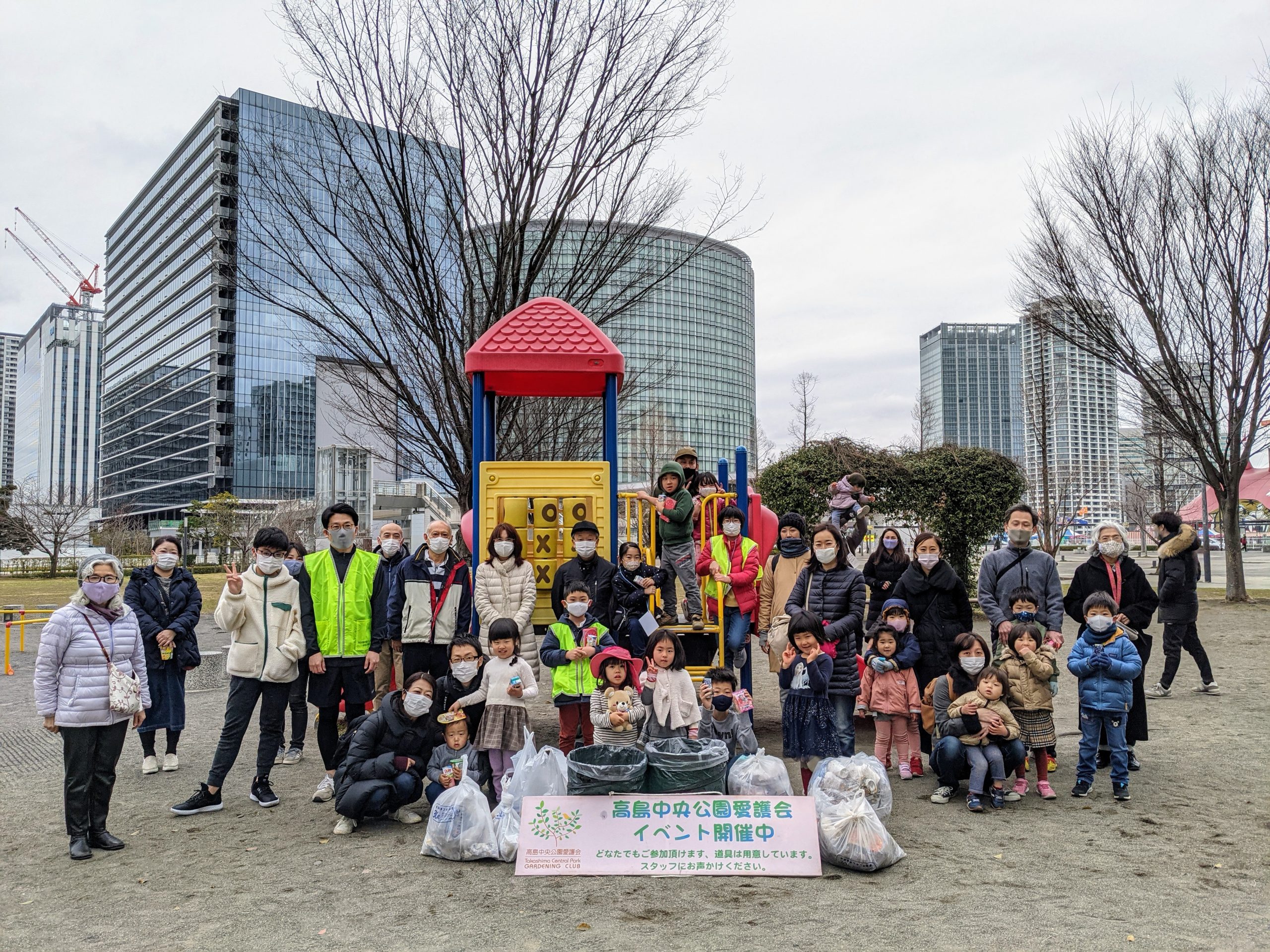 【報告】ラジオ体操・公園清掃