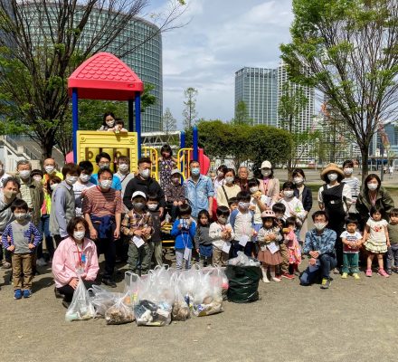 【報告】ラジオ体操・公園清掃