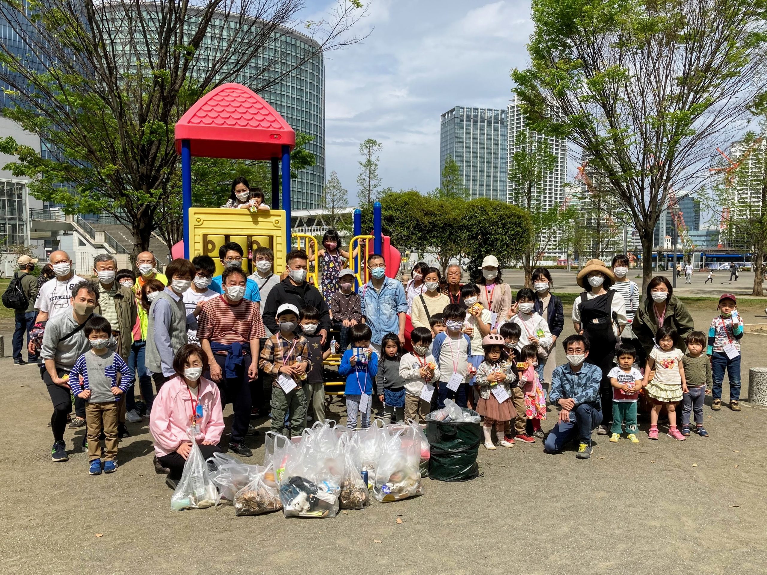 【報告】ラジオ体操・公園清掃