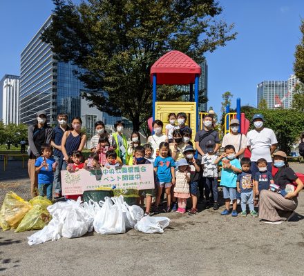 【報告】ラジオ体操・公園清掃