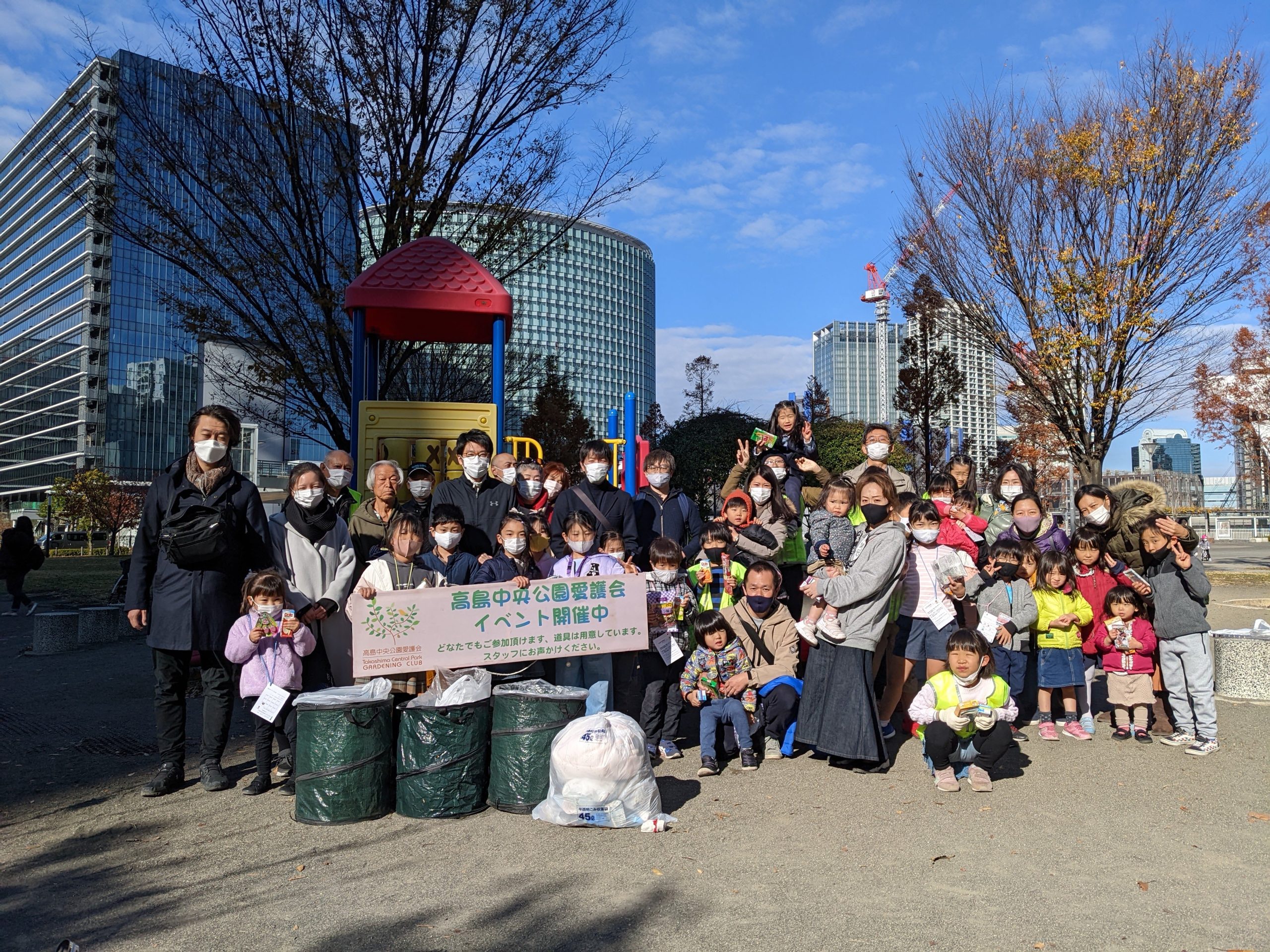 【報告】ラジオ体操・公園清掃