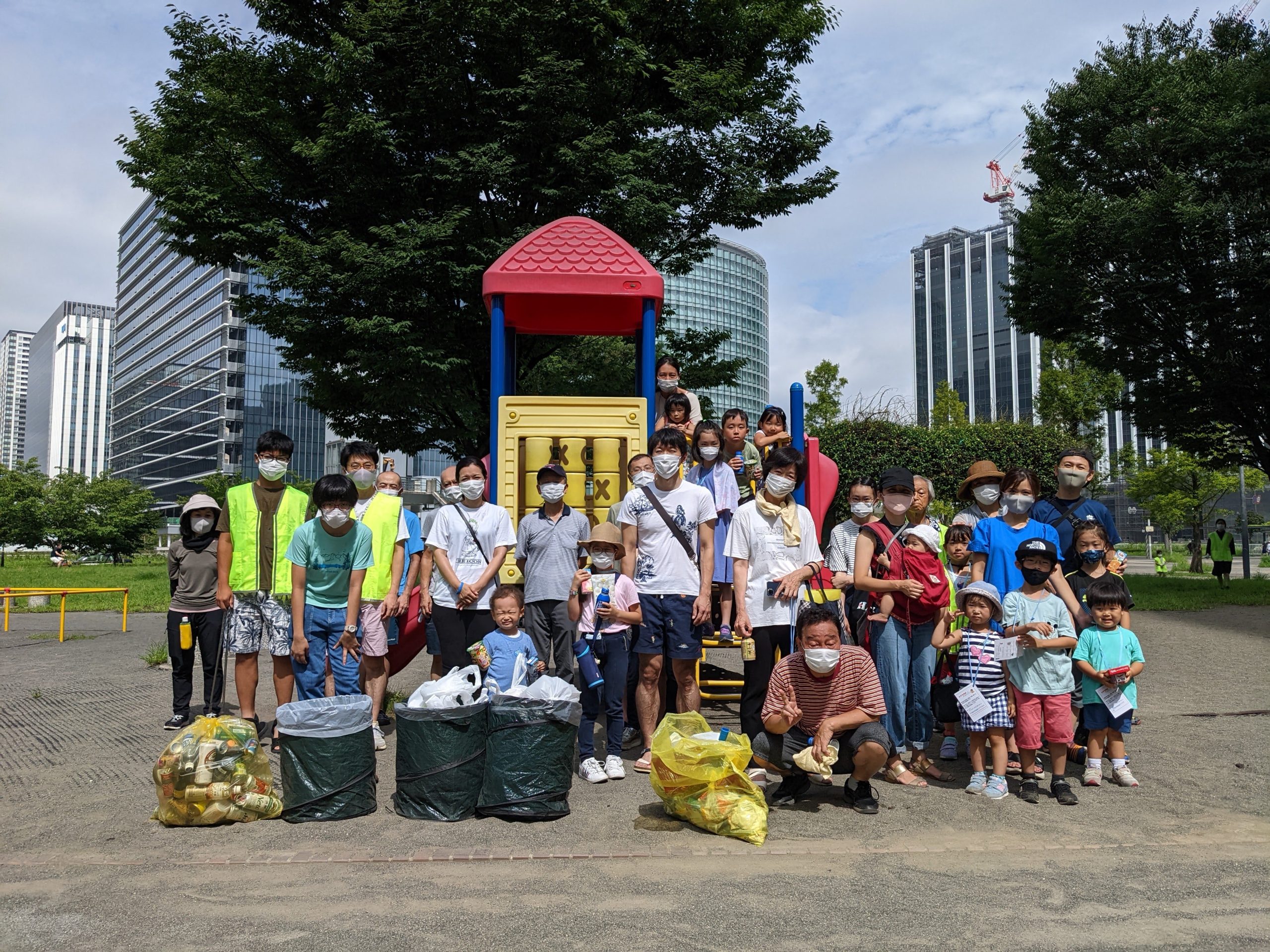 【報告】ラジオ体操・ゴミ拾い 8月