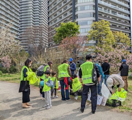 【報告】ラジオ体操・ごみ拾い　2023年4月