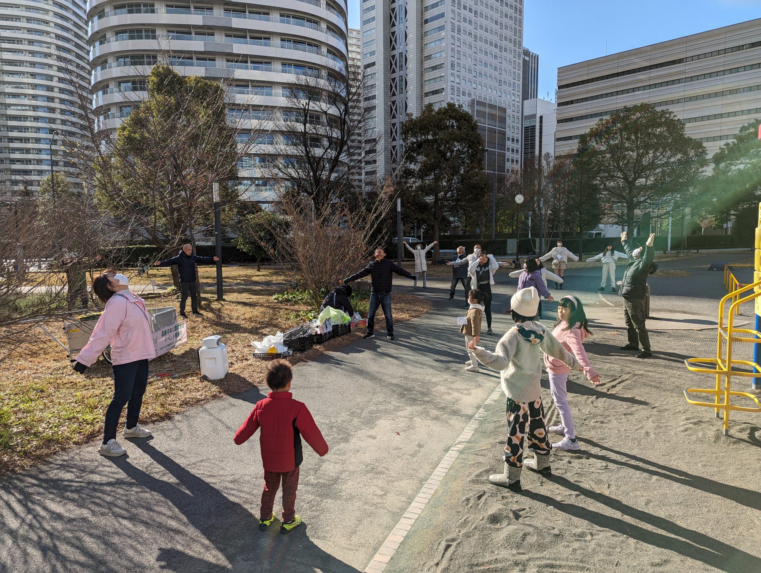 【報告】ラジオ体操・ゴミ拾い　2024年1月