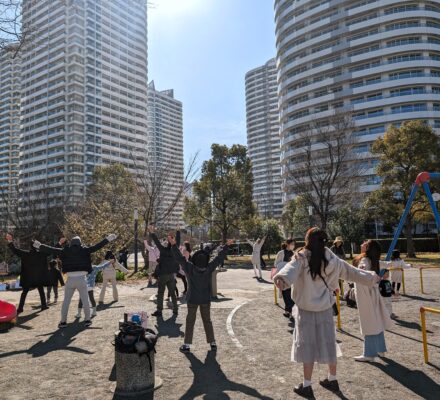 【報告】ラジオ体操・ゴミ拾い　2024年3月