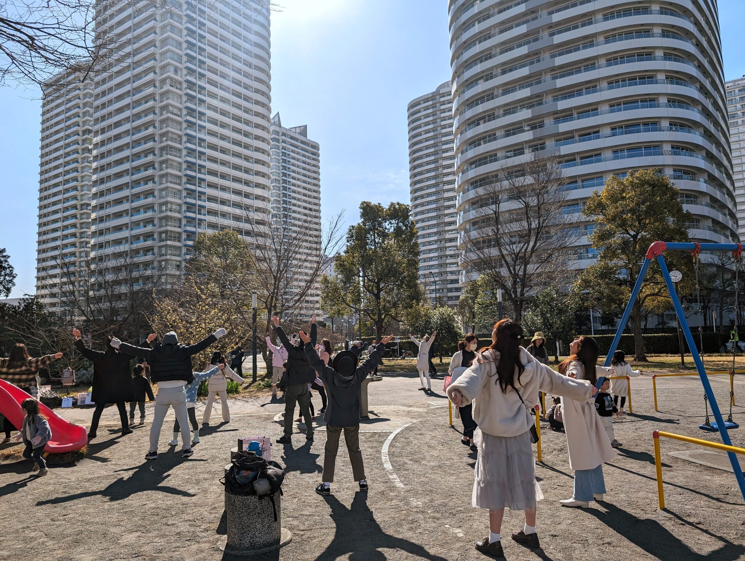 【報告】ラジオ体操・ゴミ拾い　2024年3月