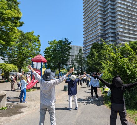 【報告】ラジオ体操・ゴミ拾い　2024年5月