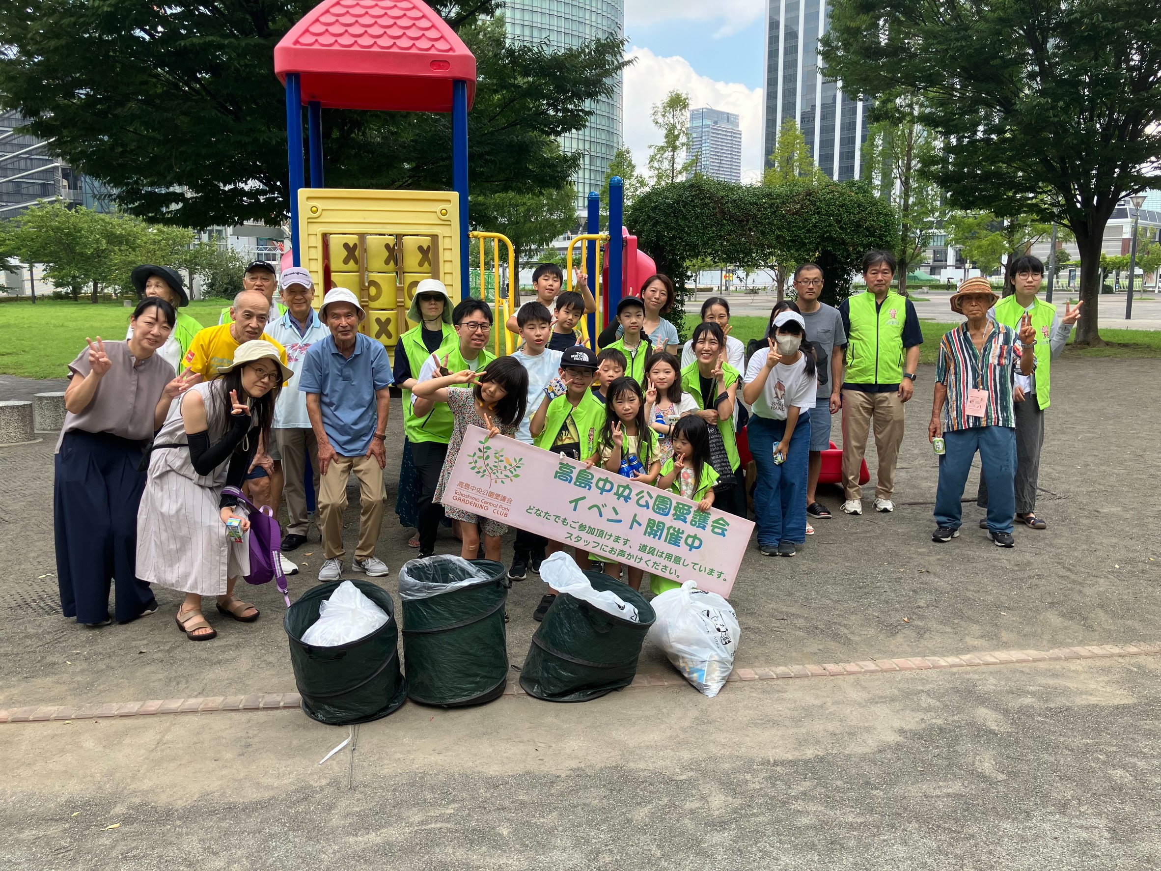 【報告】ラジオ体操・ゴミ拾い　2025年8月